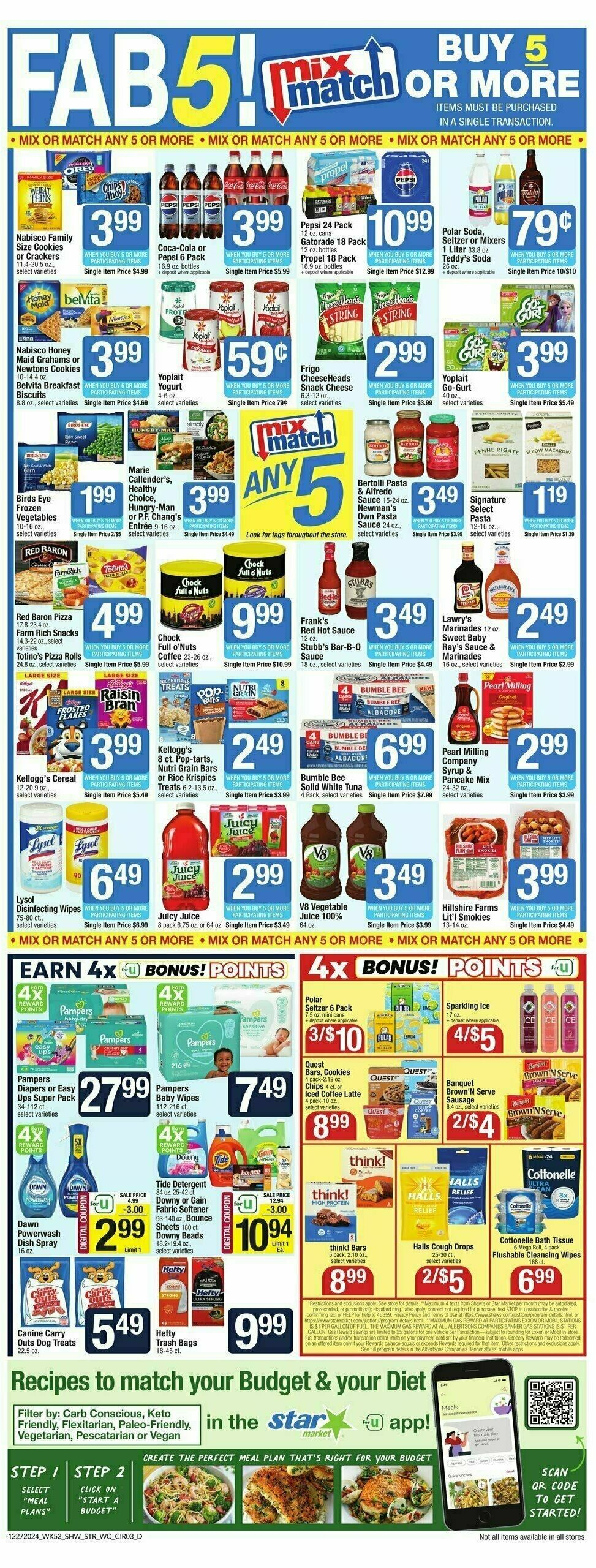 Star Market Weekly Ad from December 27