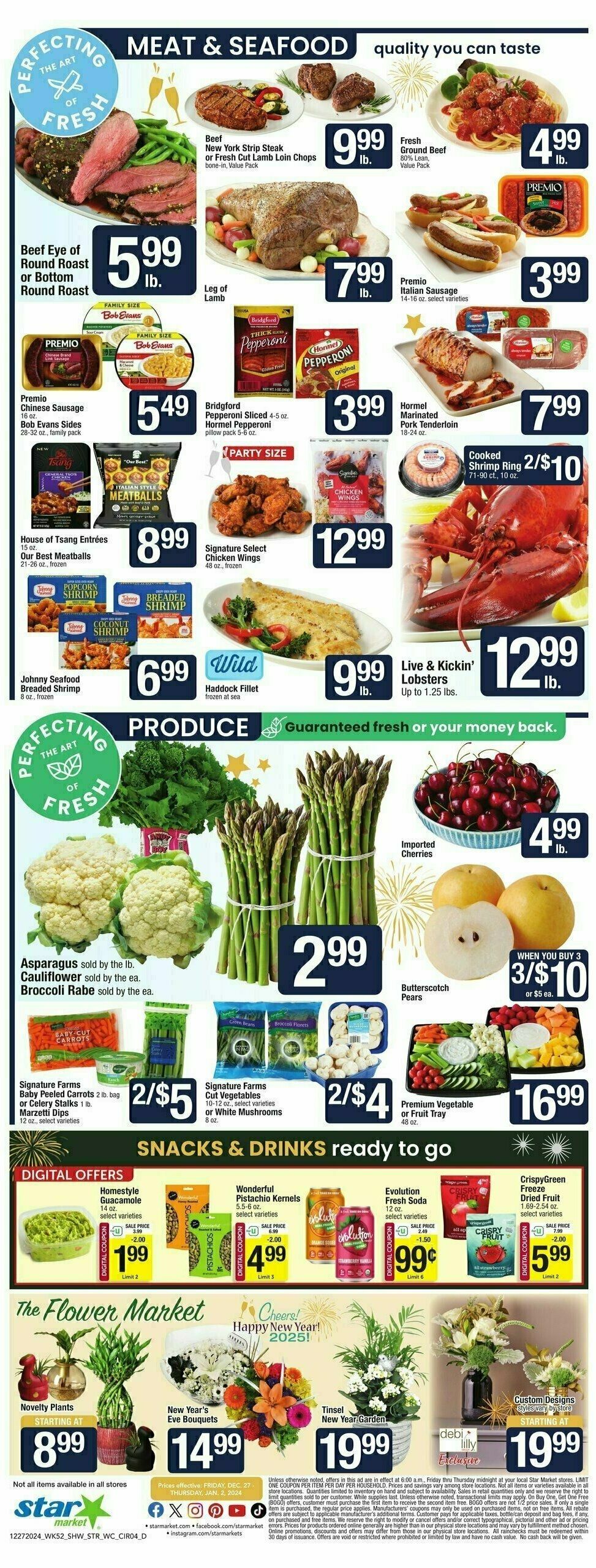 Star Market Weekly Ad from December 27