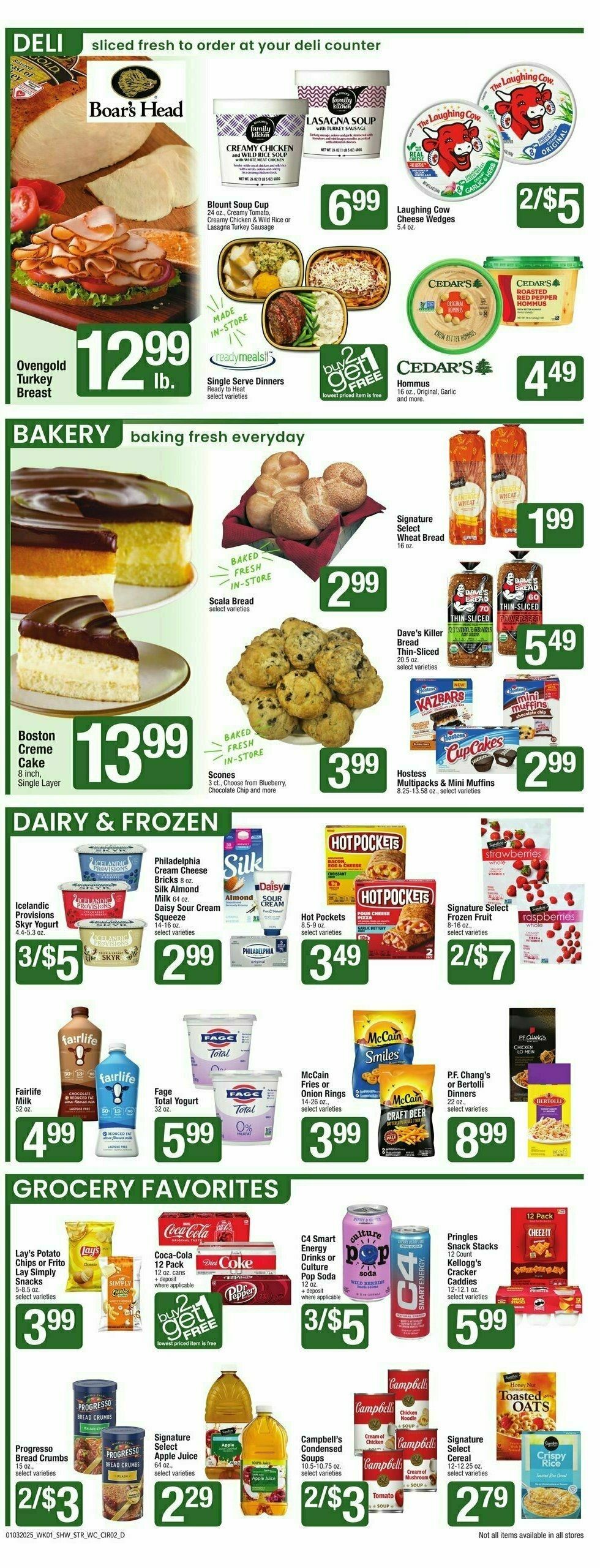 Star Market Weekly Ad from January 3