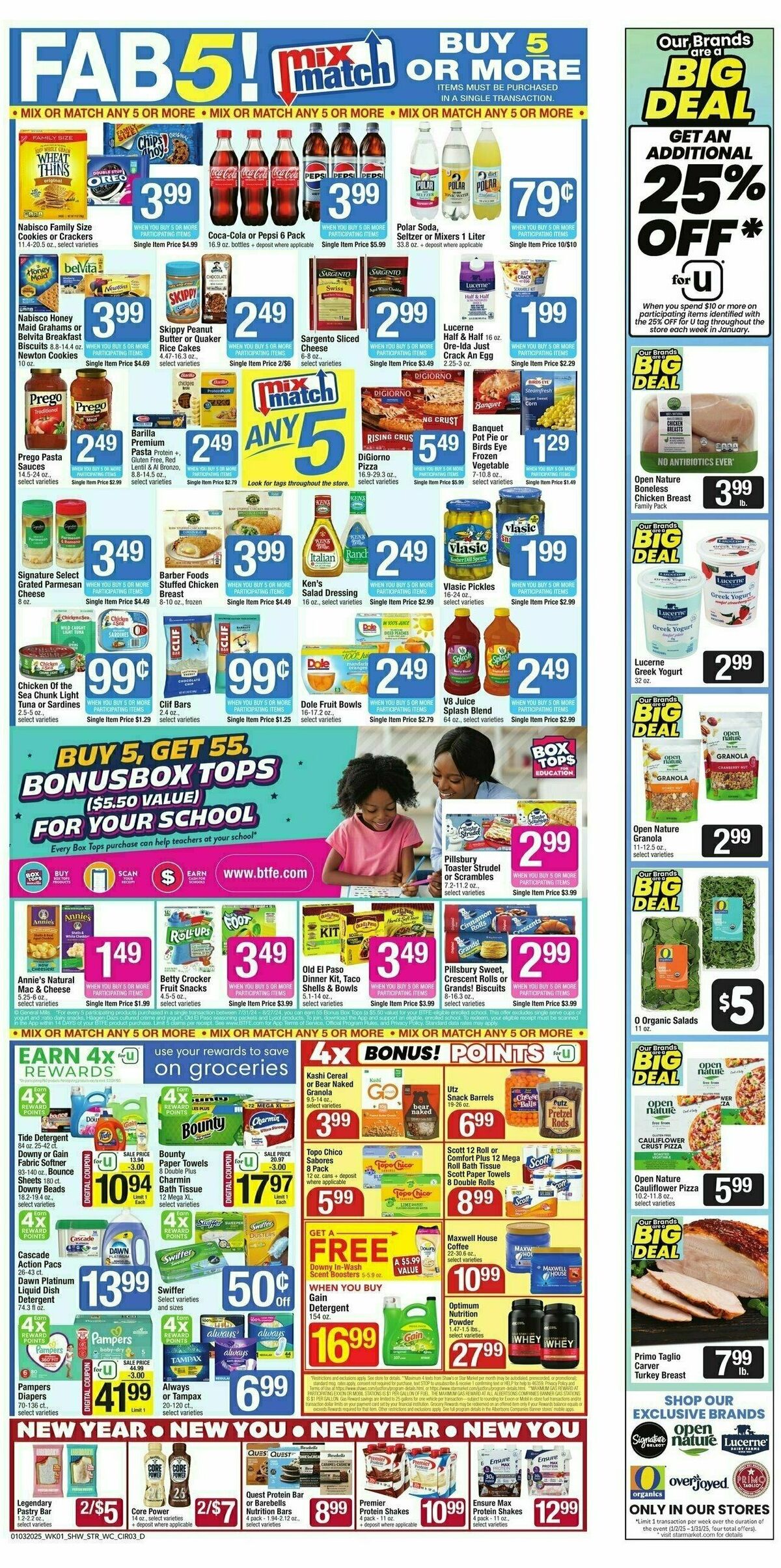 Star Market Weekly Ad from January 3