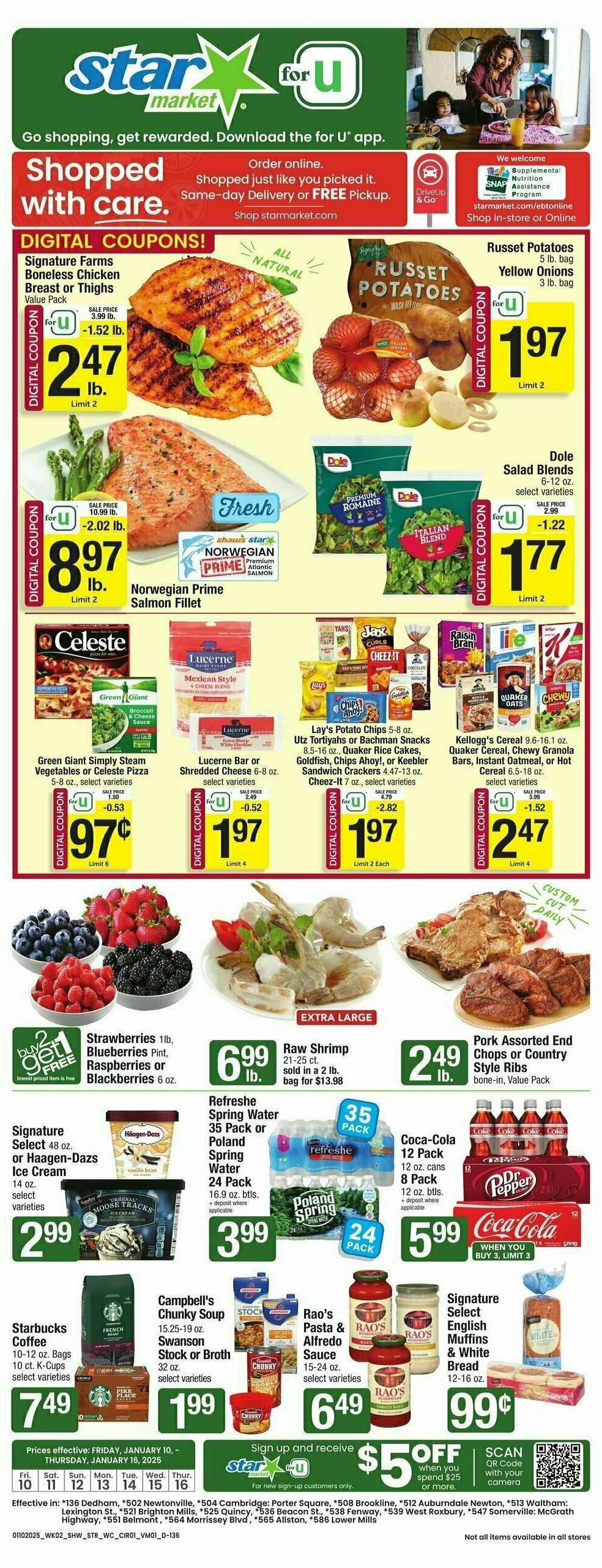 Star Market Weekly Ad from January 10