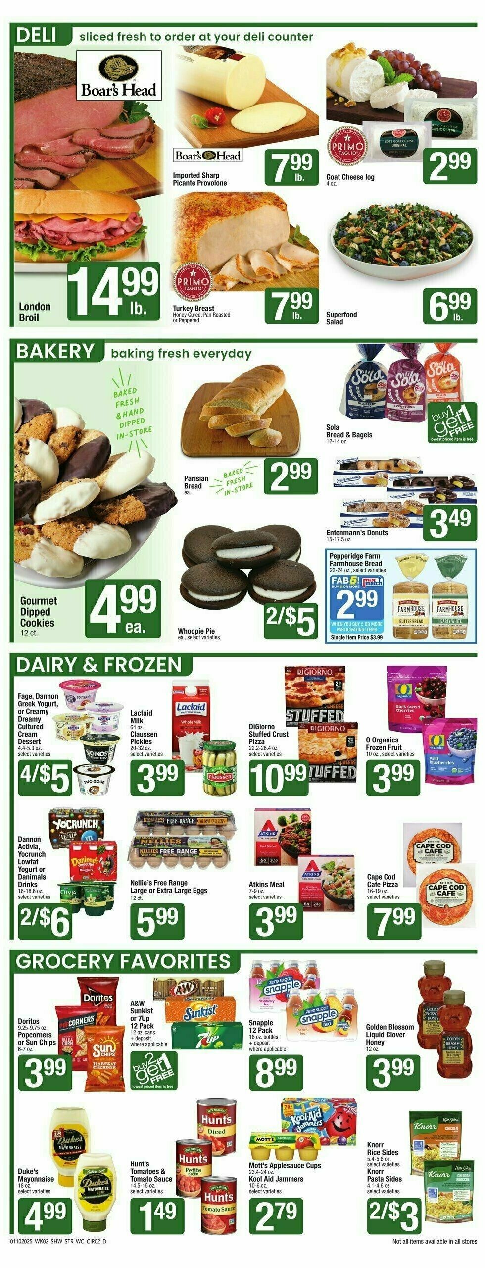 Star Market Weekly Ad from January 10