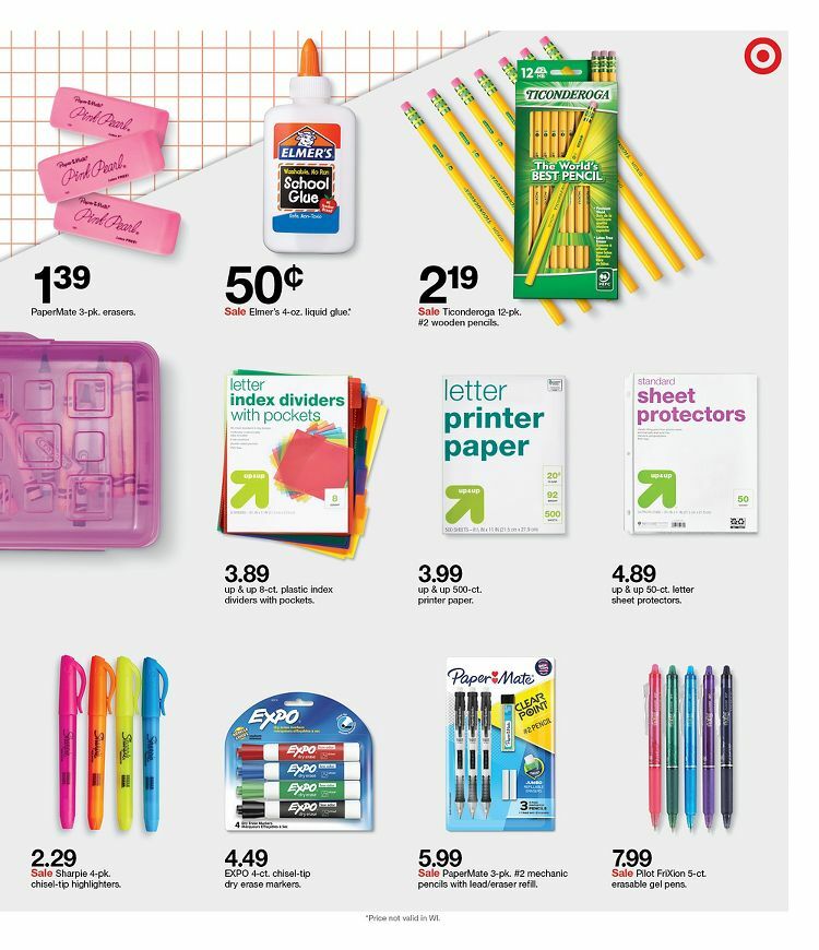 Target Weekly Ad from August 1