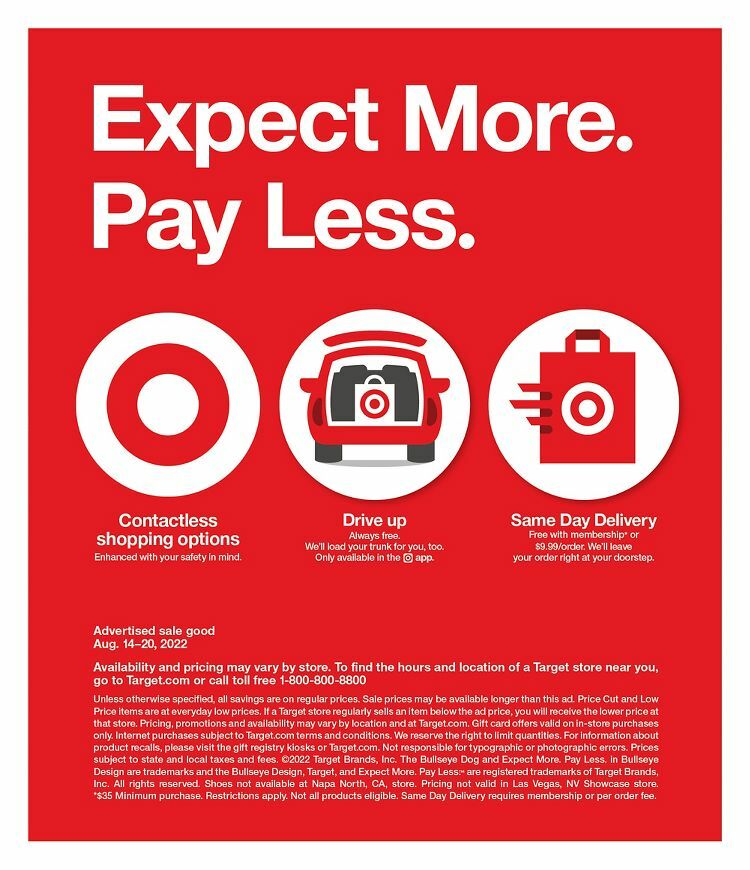 Target Weekly Ad from August 14