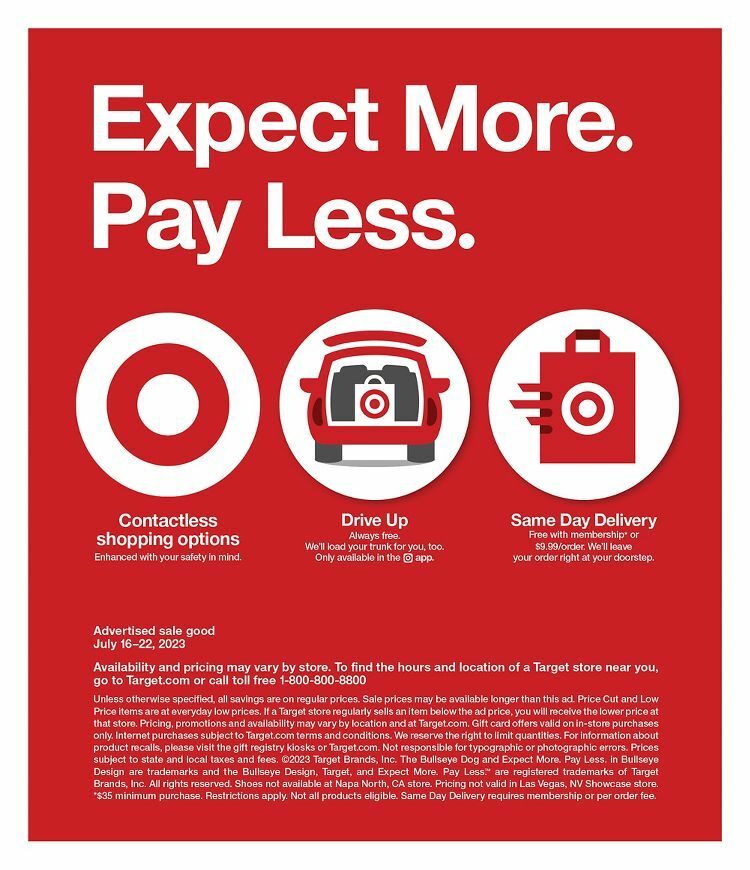 Target Weekly Ad from July 16