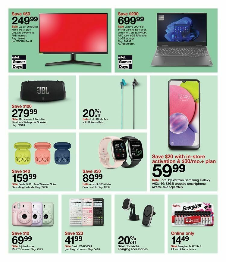 Target Weekly Ad from August 27