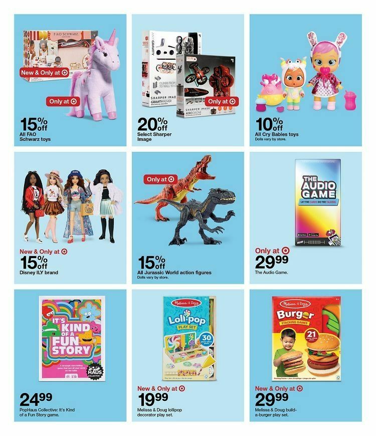 Target Weekly Ad from August 27