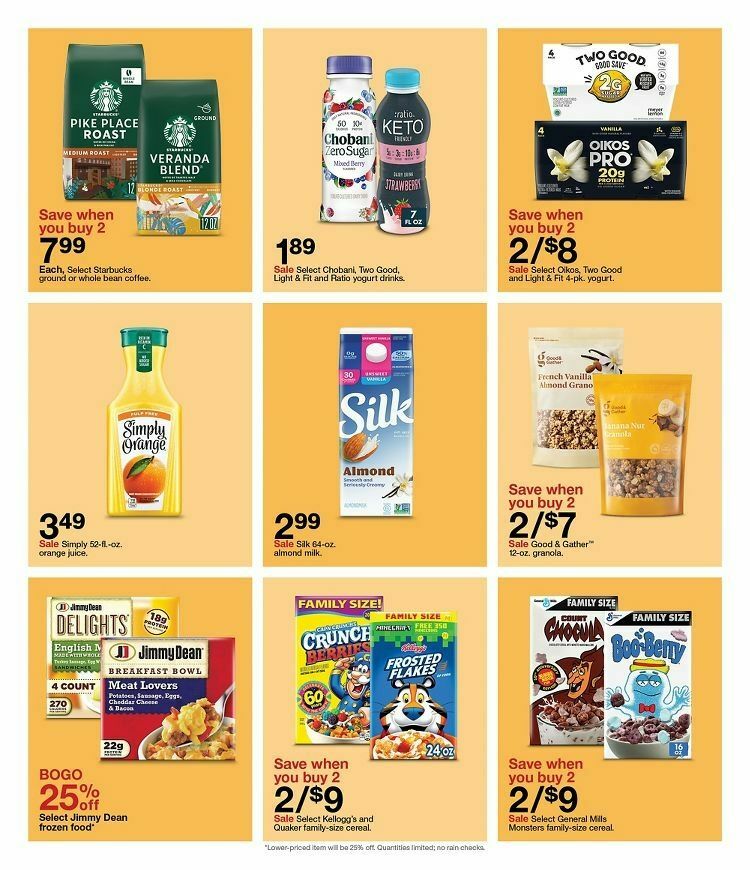 Target Weekly Ad from August 27