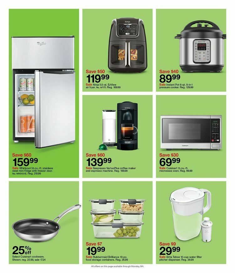 Target Weekly Ad from August 27