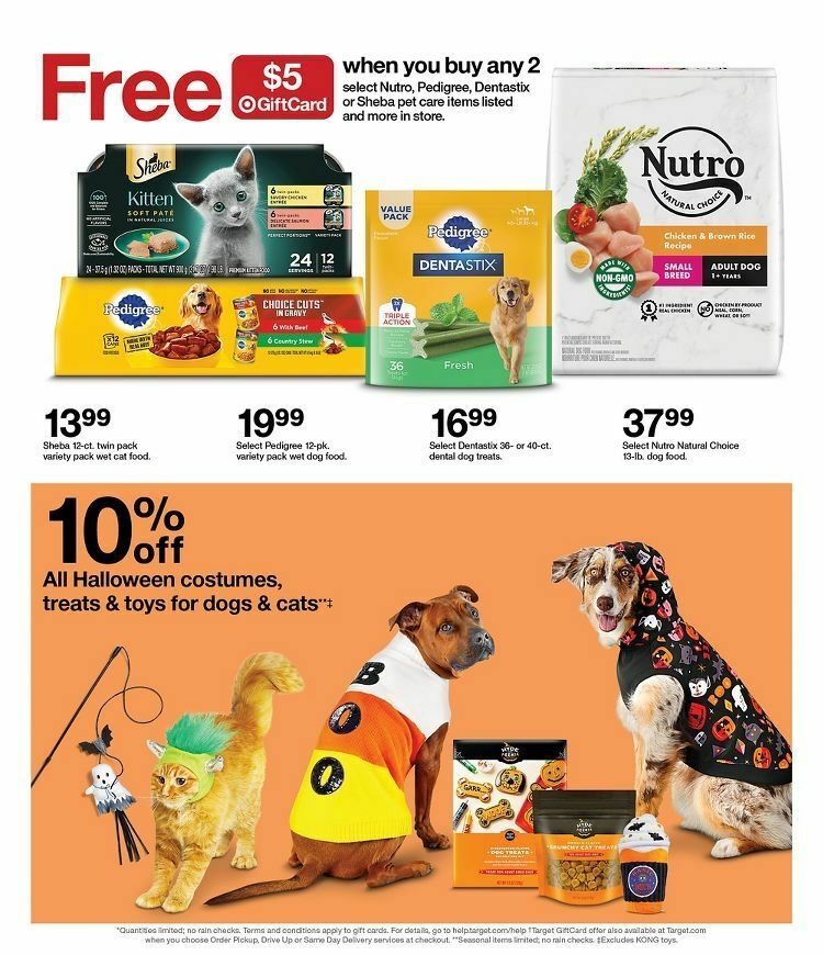 Target Weekly Ad from September 3