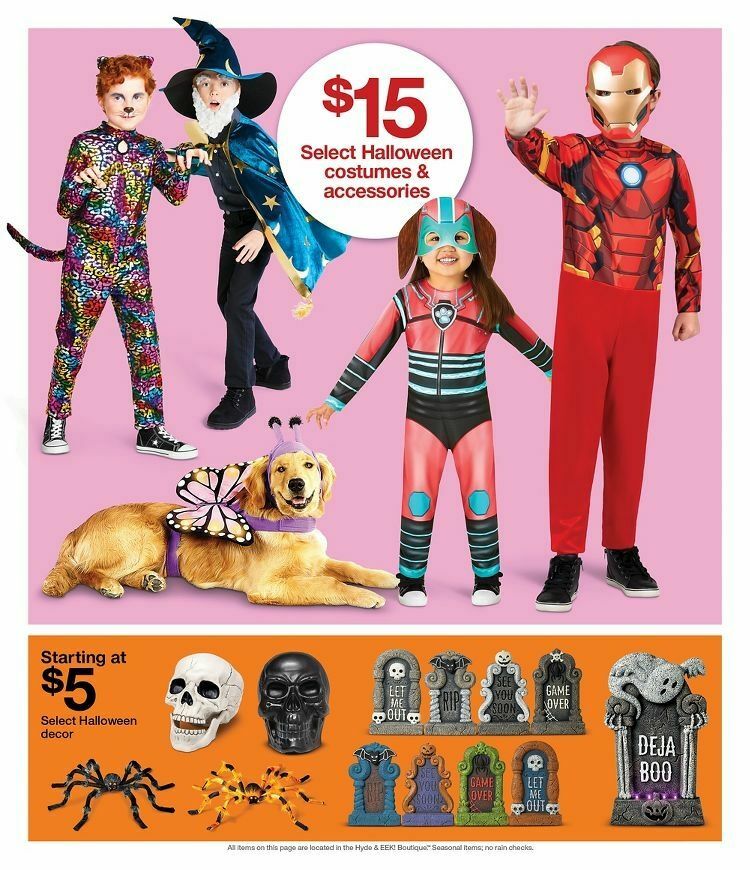 Target Weekly Ad from October 8