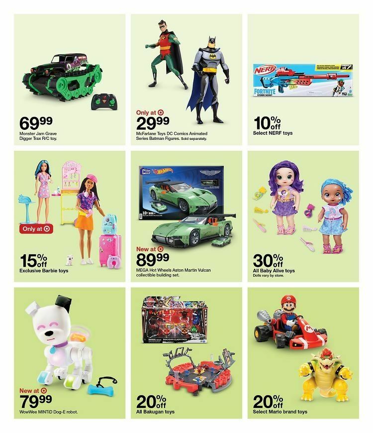 Target Weekly Ad from October 8