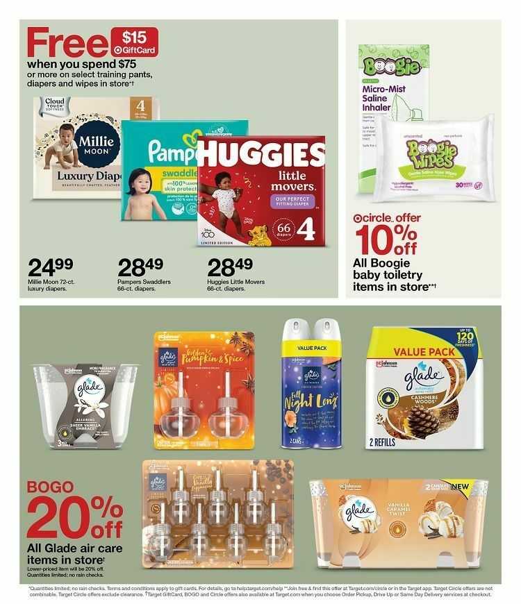 Target Weekly Ad from October 8