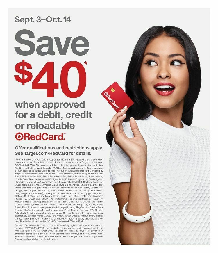 Target Weekly Ad from October 8