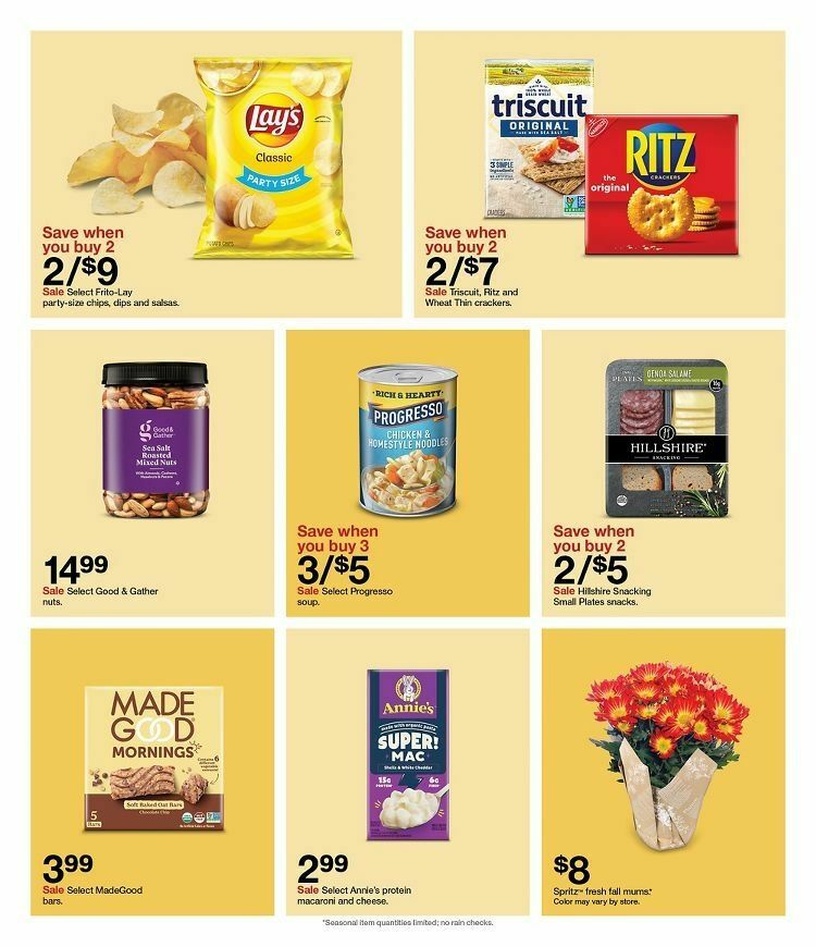 Target Weekly Ad from October 8