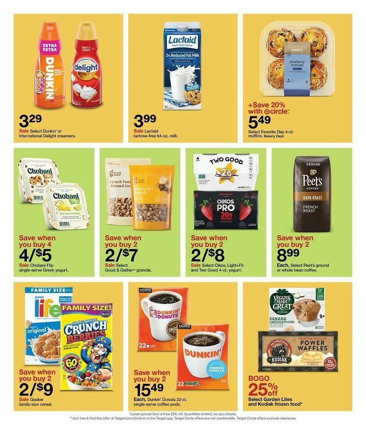 Target Weekly Ad from October 15