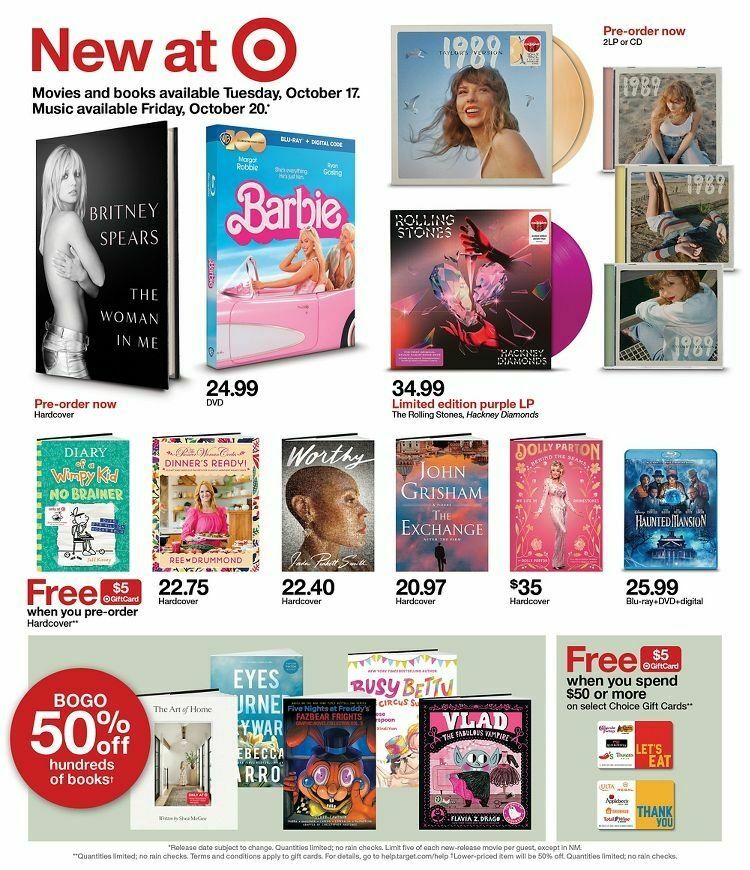 Target Weekly Ad from October 15