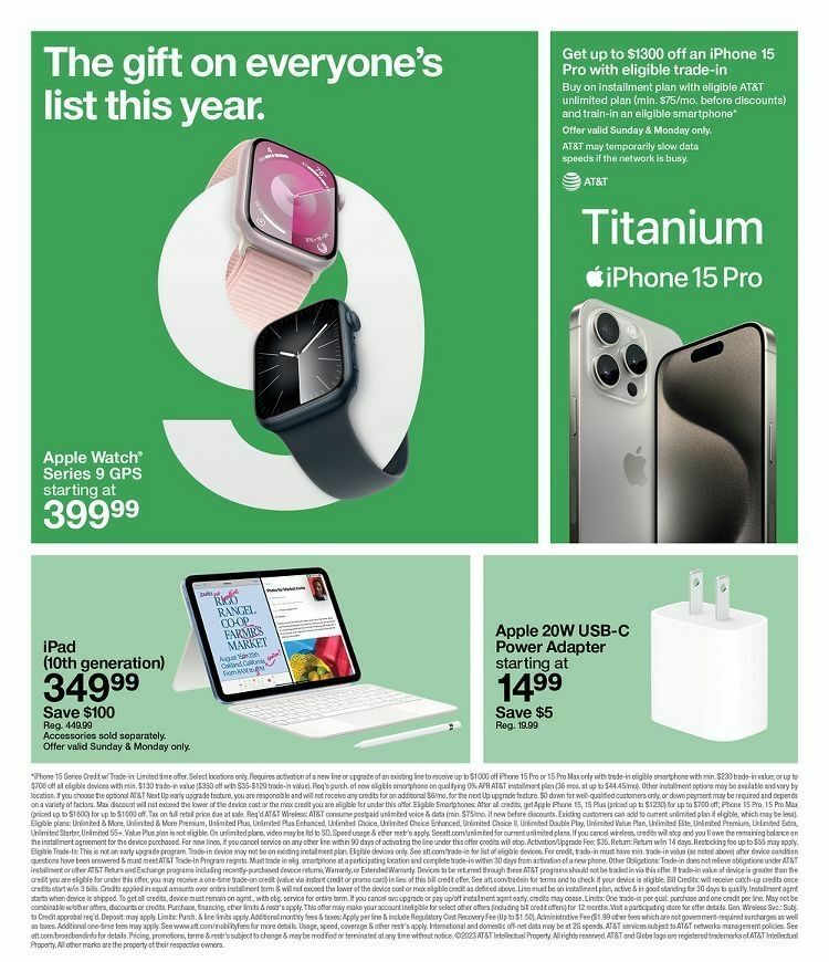 Target Weekly Ad from November 26