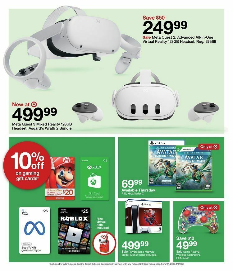 Target Weekly Ad from December 3