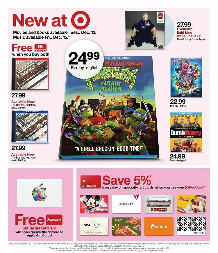 Target Weekly Ad from December 10