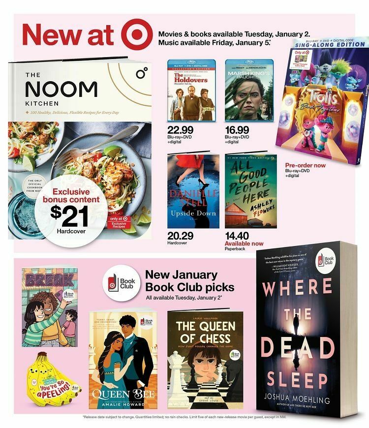 Target Weekly Ad from December 31