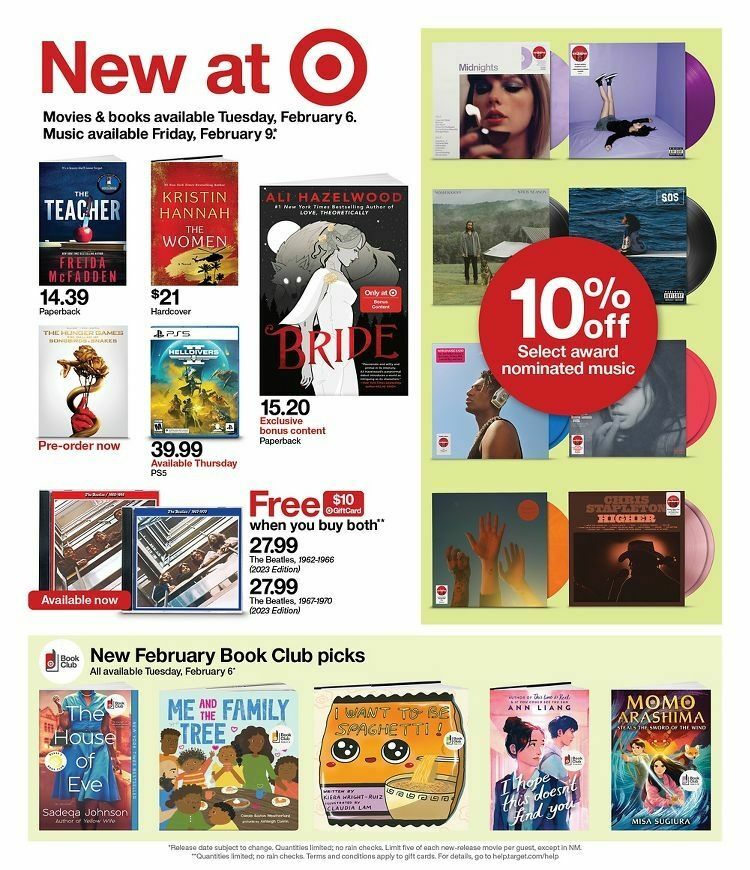 Target Weekly Ad from February 4