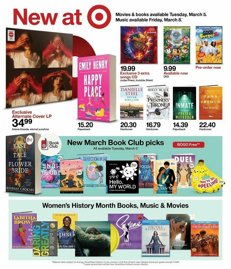 Target Weekly Ad from March 3