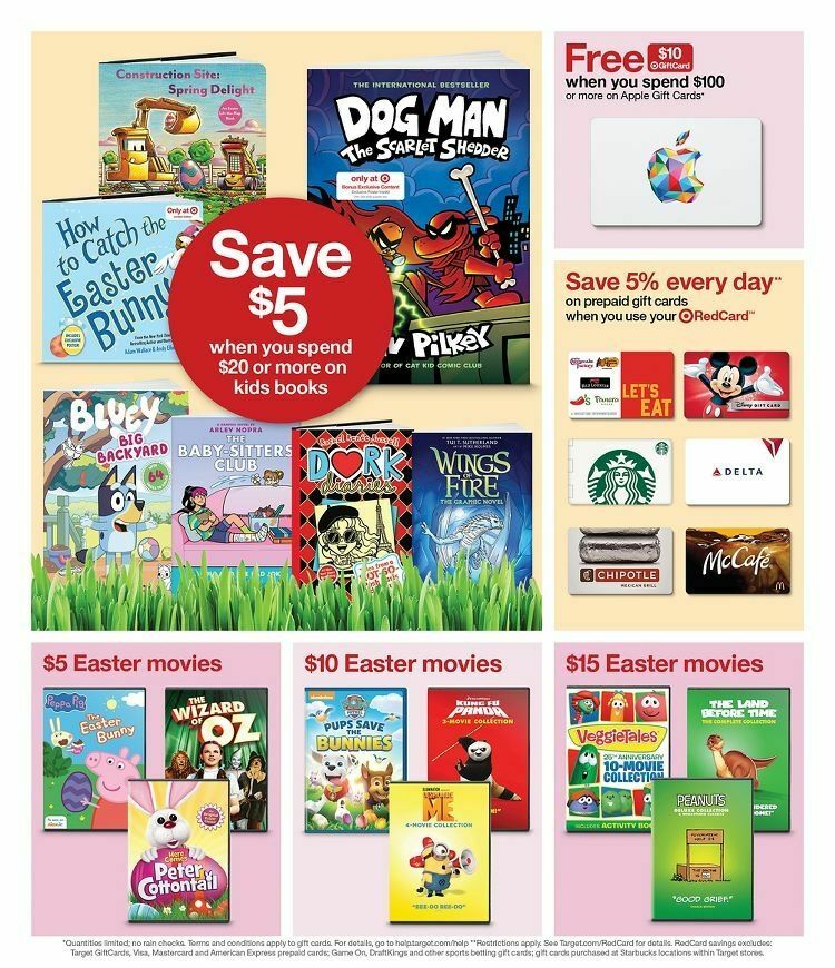 Target Weekly Ad from March 24