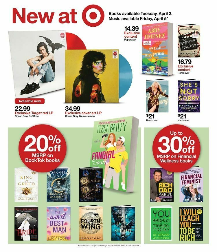 Target Weekly Ad from March 31