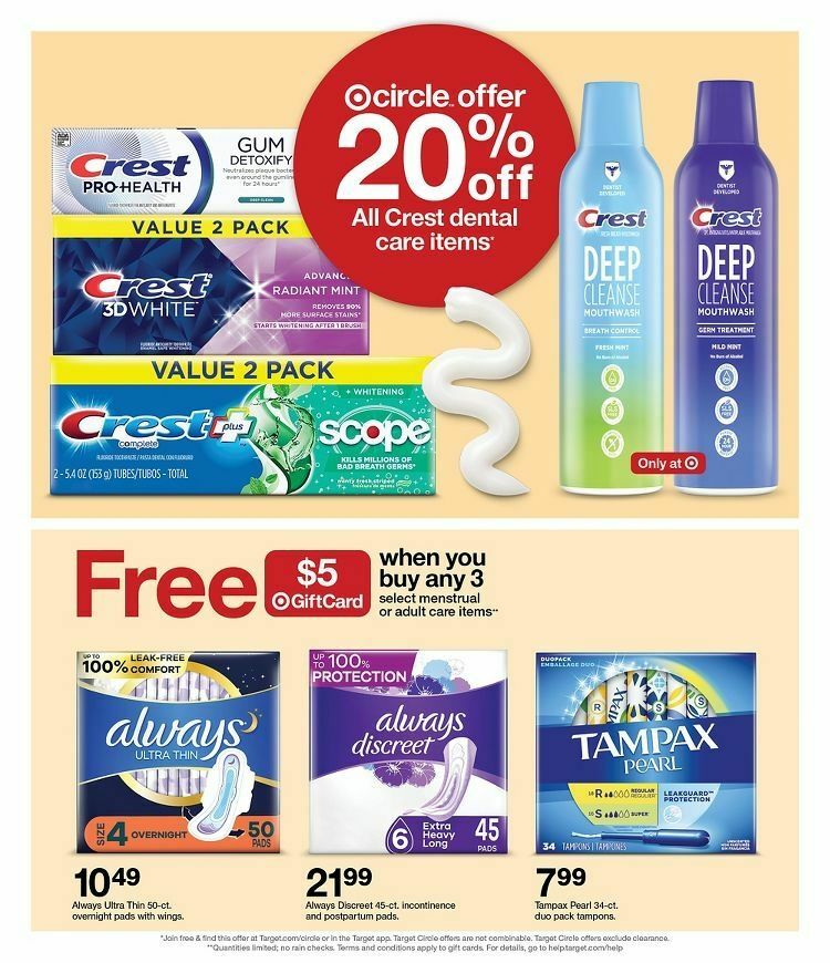 Target Weekly Ad from March 31