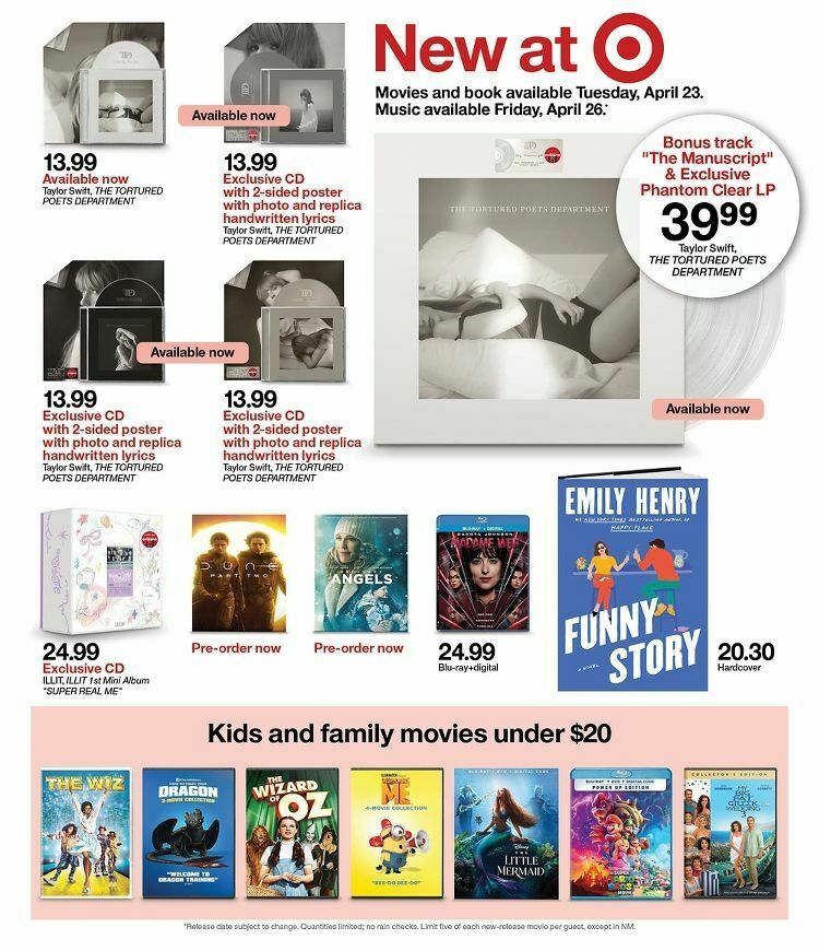 Target Weekly Ad from April 21