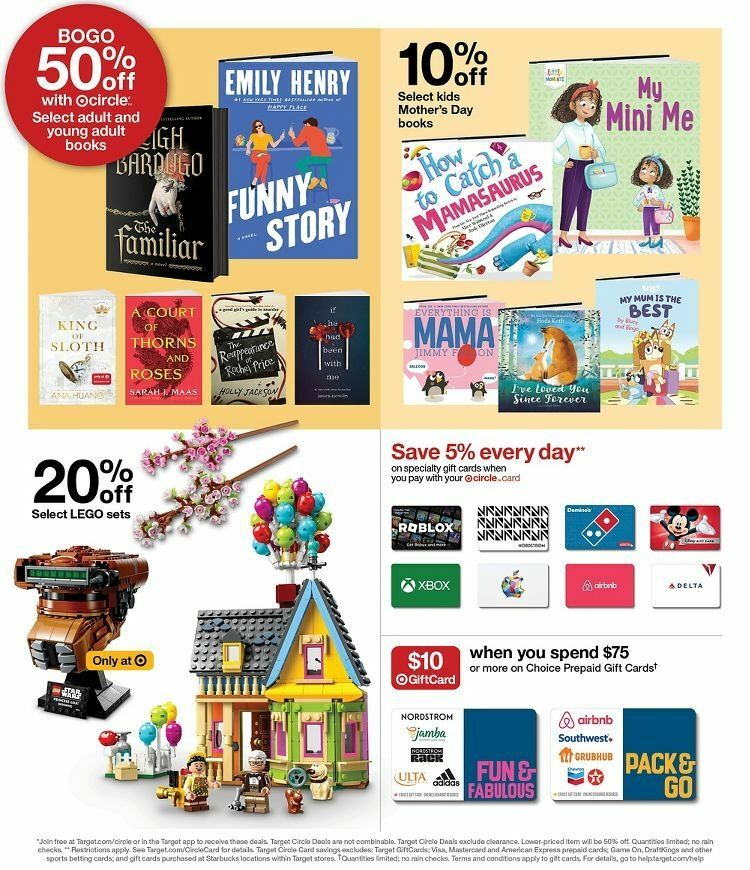 Target Weekly Ad from May 5