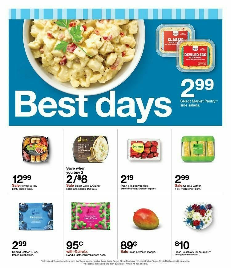 Target Weekly Ad from July 7