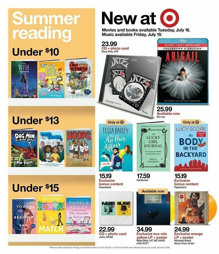 Target Weekly Ad from July 21