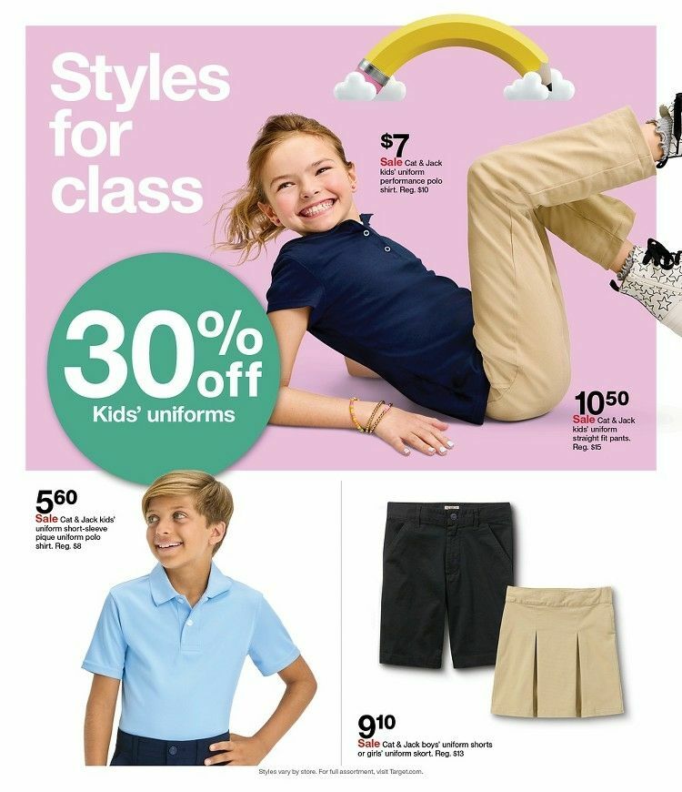 Target Weekly Ad from July 28