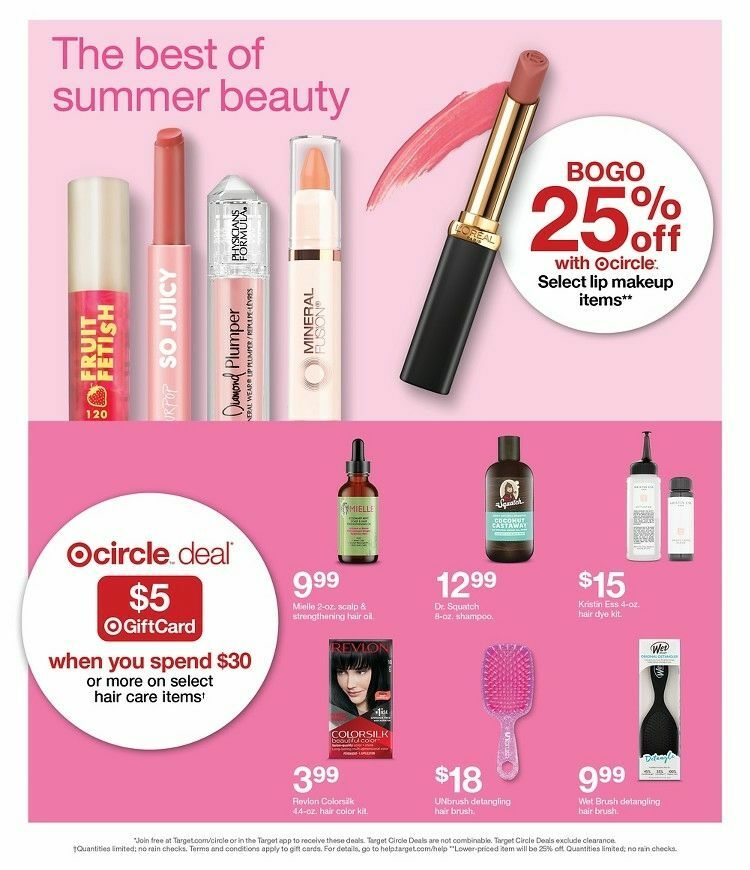 Target Weekly Ad from July 28