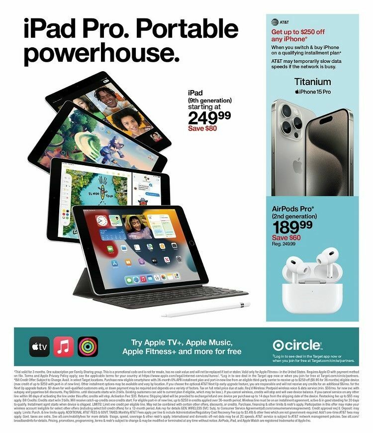 Target Weekly Ad from August 4