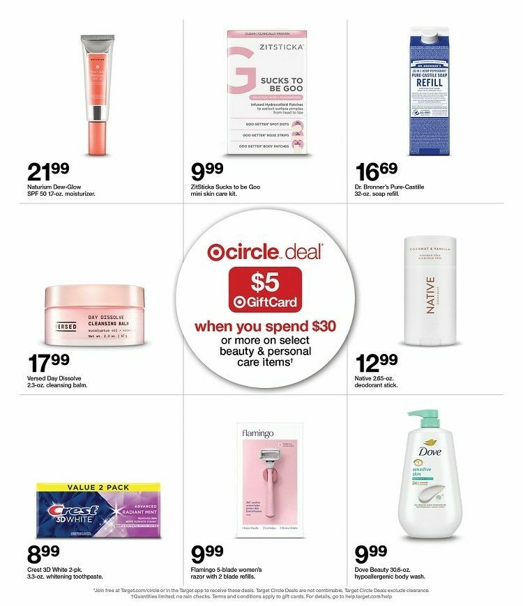 Target Weekly Ad from August 4