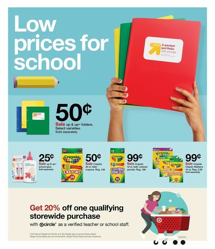 Target Weekly Ad from August 4