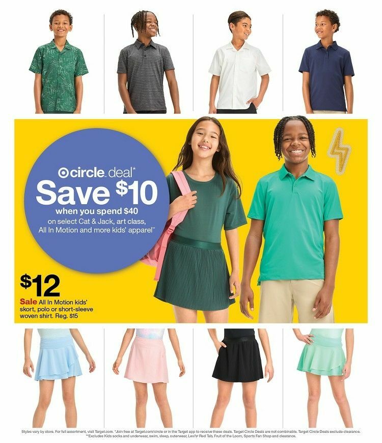 Target Weekly Ad from August 4