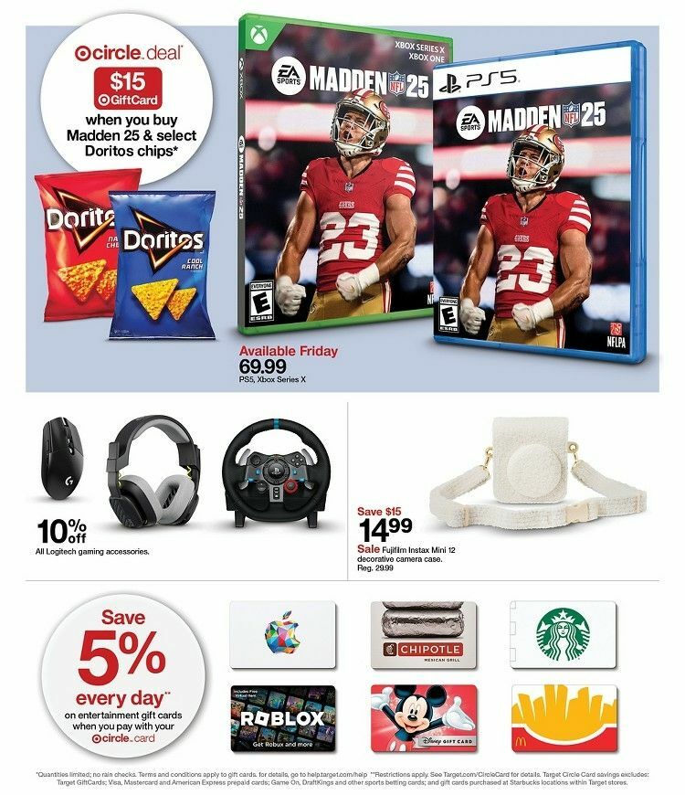 Target Weekly Ad from August 11