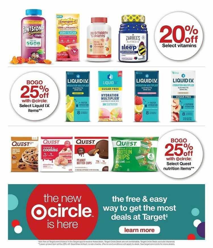 Target Weekly Ad from August 11