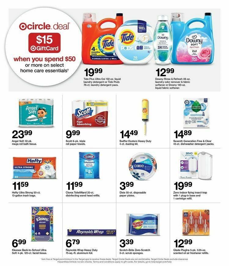 Target Weekly Ad from August 11