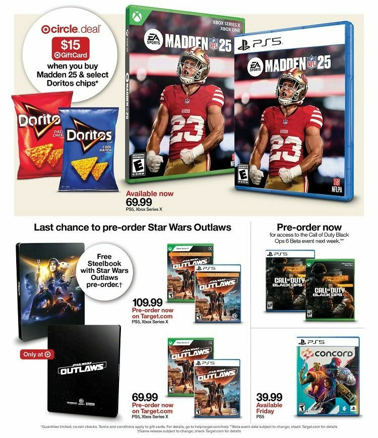 Target Weekly Ad from August 18