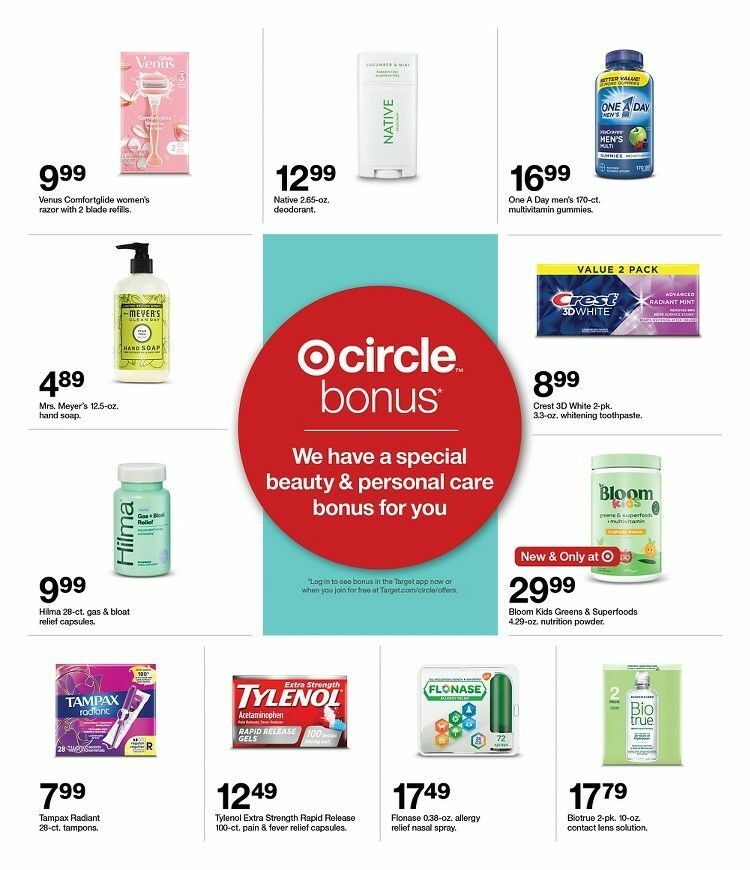 Target Weekly Ad from August 18