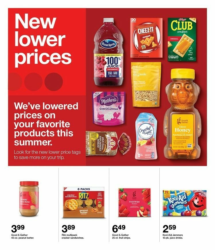 Target Weekly Ad from August 18