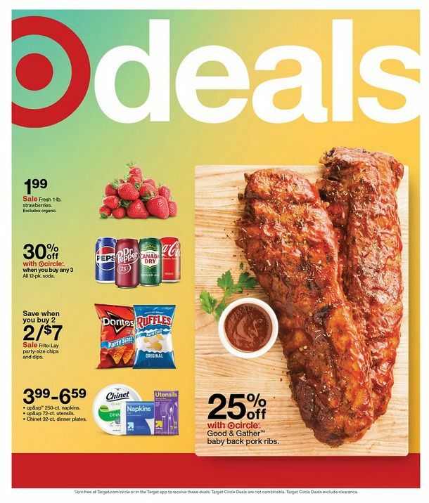 Target Weekly Ad from August 25