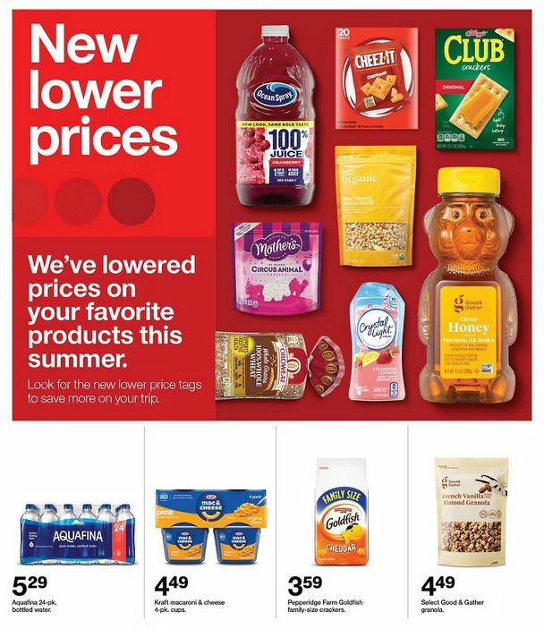 Target Weekly Ad from August 25