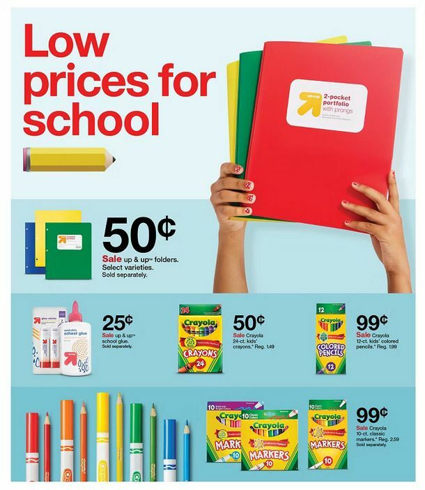 Target Weekly Ad from August 25