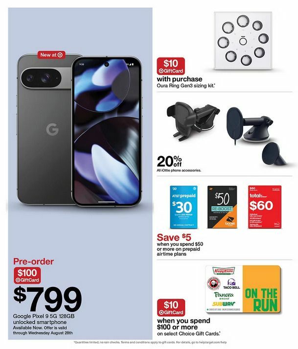 Target Weekly Ad from August 25